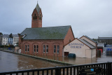Severe flooding in Newry on Halloween. Photograph: Columba O'Hare/ Newry.ie - Halloween Flooding in Newry