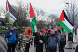 Pictured at the Ireland Palestine Solidarity Campaign organised New Years Eve rally for Palestine at Buttercrane Quay in Newry. Photograph: Columba O'Hare/ Newry.ie - Ireland Palestine Solidarity Campaign New Years Eve Rally in Newry