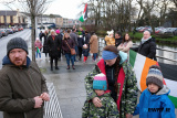 Pictured at the Ireland Palestine Solidarity Campaign organised New Years Eve rally for Palestine at Buttercrane Quay in Newry. Photograph: Columba O'Hare/ Newry.ie - Ireland Palestine Solidarity Campaign New Years Eve Rally in Newry