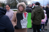 Pictured at the Ireland Palestine Solidarity Campaign organised New Years Eve rally for Palestine at Buttercrane Quay in Newry. Photograph: Columba O'Hare/ Newry.ie - Ireland Palestine Solidarity Campaign New Years Eve Rally in Newry