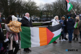 Pictured at the Ireland Palestine Solidarity Campaign organised New Years Eve rally for Palestine at Buttercrane Quay in Newry. Photograph: Columba O'Hare/ Newry.ie - Ireland Palestine Solidarity Campaign New Years Eve Rally in Newry