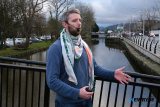 Pictured at the Ireland Palestine Solidarity Campaign organised New Years Eve rally for Palestine at Buttercrane Quay in Newry. Photograph: Columba O'Hare/ Newry.ie - Ireland Palestine Solidarity Campaign New Years Eve Rally in Newry
