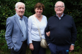 Pictured at the Miami 50th commemoration at Buskhill were Seamus Reavey and Noreen and Michael O'Hare. - Miami Showband massacre 50th Anniversary Commemoration