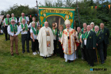 Pictured at the Irish National Foresters 100th Annual Convention in Ballyholland. Participants paraded to the Ballyholland Mass Rock where Mass was celebrated by Archbishop Eamon Martin. Photograph: Columba O'Hare/ Newry.ie  - Irish National Foresters 100th Annual Convention in Ballyholland