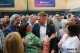 Celebrations for Sinn F&eacute;in Councillors Valerie Harte and Cathal King when they were elected to Newry.  - 2023 - A Year in Pictures
