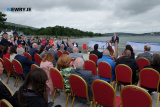 To officially mark the starting of work on the Narrow Water Bridge at Cornamucklagh, Co Louth Taoiseach Simon Harris and T&aacute;naiste Miche&aacute;l Martin visited the site today along with Stormont Minister for Infrastructure John O'Dowd and other guests. Photograph: Columba O'Hare/ Newry.ie  - Taoiseach visits Narrow Water Bridge site