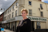 Lorraine Curran, started in Quinns The Milestone, Hill Street, Newry when she was 21 in 1974 and has been there ever since. Quinns was taken over by Dunnes Stores later in the seventies. Photograph: Columba O'Hare/ Newry.ie - Dunnes Stores, Hill Street Closes it's Doors