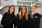 Belinda McParland, Hayley Connolly and Lorraine Curran get a photograph for posterity. Photograph: Columba O'Hare/ Newry.ie - Dunnes Stores, Hill Street Closes it's Doors
