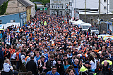 Armagh fans brave the weather to enjoy their team winning out over Monaghan at Clones in extra time. Photograph: Columba O'Hare/ Newry.ie - Ulster Final 2026 Armagh V Monaghan at Clones