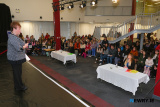 Sheila Nolan, Newry Musical Feis, opens the 2025 Feis at its new location at The Quays in Newry. - Newry Musical Feis 2025