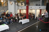 Sheila Nolan, Newry Musical Feis, opens the 2025 Feis at its new location at The Quays in Newry. - Newry Musical Feis 2025