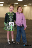 Grace Fitzsimmons and Thea Alexander, Newry at the opening of Newry Musical Feis 2025 in The Quays. Grace is from the Curran/ Fegan School of Dance. - Newry Musical Feis 2025