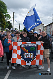 Armagh fans brave the weather to enjoy their team winning out over Monaghan at Clones in extra time. Photograph: Columba O'Hare/ Newry.ie - Ulster Final 2026 Armagh V Monaghan at Clones