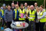 Members of Ballynacraig Community Association in Newry who did a fundraising walk for Ellen's Journey along the Old Warrenpoint Road in the city. Photograph: Columba O'Hare/ Newry.ie - Ballynacraig CA walk for Ellen's Journey