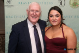 Eugene Reavey and grandaughter Abi Reavey at the St Killian&rsquo;s GAC Annual Dinner Dance in the Canal Court, Newry. Photograph: Columba O'Hare/ Newry.ie  - St Killian's GAC Annual Dinner 2026