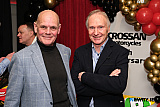 Special guests Eddie Laycock and Brian Reid at the Crossan Motorcycles 40th celebrations. - Crossan Motorcycles 40th Anniversary Celebration at Canal Court Hotel