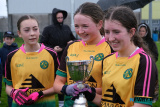 Pictured at the Armagh LGFA U14 Division 4 Championship Final at Crossmaglen between Shamrock Gaels and Shane O'Neills. Shamrock Gaels emerged victorious. Photograph: Columba O'Hare/ Newry.ie   - Armagh LGFA Final's Lissummon V Keady and Shamrock Gaels V Shane O'Neills