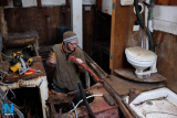 Gutting out the Silvery Light ship at the Albert Basin in Newry. The project when completed would see Newry have it's very own tall ship. See http://www.silverylight.org for more information. Photograph: Columba O'Hare/ www.newry.ie - 2017 in Photographs