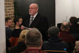 Anthony Russells creation 'The Trial of Padraig Pearse' is conducted in the wonderful surroundings of Finegan & Son Caf&eacute; in Newry. Organised by the Old Newry Society the Trial was conducted by members of Newpoint Players with the audience the Jury on the night. Photograph: Columba O'Hare/ Newry.ie - 'The Trial of Padraig Pearse' at Finegan & Son
