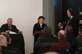 Anthony Russells creation 'The Trial of Padraig Pearse' is conducted in the wonderful surroundings of Finegan & Son Caf&eacute; in Newry. Organised by the Old Newry Society the Trial was conducted by members of Newpoint Players with the audience the Jury on the night. Photograph: Columba O'Hare/ Newry.ie - 'The Trial of Padraig Pearse' at Finegan & Son