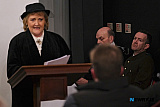 Anthony Russells creation 'The Trial of Padraig Pearse' is conducted in the wonderful surroundings of Finegan & Son Caf&eacute; in Newry. Organised by the Old Newry Society the Trial was conducted by members of Newpoint Players with the audience the Jury on the night. Photograph: Columba O'Hare/ Newry.ie - 'The Trial of Padraig Pearse' at Finegan & Son