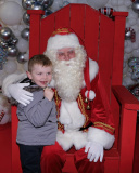 Santa Claus arrived at the Buttercrane Shopping Centre in Newry on Friday to a great welcome. Pictured are just some of the visitors that turned out to meet him. Photograph: Columba O'Hare/ Newry.ie  - Santa arrives at Buttercrane Shopping Centre 2023
