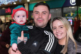 Santa Claus arrived at the Buttercrane Shopping Centre in Newry on Friday to a great welcome. Pictured are just some of the visitors that turned out to meet him. Photograph: Columba O'Hare/ Newry.ie  - Santa arrives at Buttercrane Shopping Centre 2023