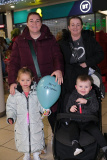 Santa Claus arrived at the Buttercrane Shopping Centre in Newry on Friday to a great welcome. Pictured are just some of the visitors that turned out to meet him. Photograph: Columba O'Hare/ Newry.ie  - Santa arrives at Buttercrane Shopping Centre 2023