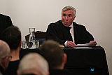 Anthony Russells creation 'The Trial of Padraig Pearse' is conducted in the wonderful surroundings of Finegan & Son Caf&eacute; in Newry. Organised by the Old Newry Society the Trial was conducted by members of Newpoint Players with the audience the Jury on the night. Photograph: Columba O'Hare/ Newry.ie - 'The Trial of Padraig Pearse' at Finegan & Son