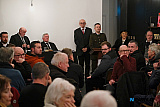 Anthony Russells creation 'The Trial of Padraig Pearse' is conducted in the wonderful surroundings of Finegan & Son Caf&eacute; in Newry. Organised by the Old Newry Society the Trial was conducted by members of Newpoint Players with the audience the Jury on the night. Photograph: Columba O'Hare/ Newry.ie - 'The Trial of Padraig Pearse' at Finegan & Son