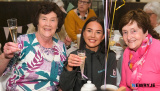 Sally McSherry, Oliwia from Buttercrane and Mary McCourt pictured at a Swingtime Afternoon Tea this afternoon in the Costa Pod at Buttercrane to mark International Women&rsquo;s Day (Saturday 8 March) - Swingtime Afternoon Tea @ Buttercrane