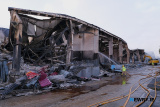 A scene of complete destruction at Loughbrook Industrial Estate, Bessbrook. Photograph: Columba O'Hare/ Newry.ie - 2023 - A Year in Pictures