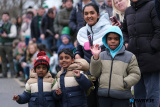 Enjoying the St Patrick's Day festivities in Newry. Photograph: Columba O'Hare/ Newry.ie  - St Patrick's Day Newry 2025