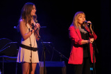 Frances Black and Niamh Noade sing a duet at Newry Town Hall. Photograph: Columba O'Hare/ Newry.ie - Mary Coughlan, Frances Black and Sharon Shannon Concert