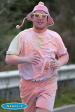 Enjoying Newry's very first Colour Run at Greenbank Industrial Estate. Photograph: Columba O'Hare - Newry Colour Run