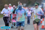 Enjoying Newry's very first Colour Run at Greenbank Industrial Estate. Photograph: Columba O'Hare - Newry Colour Run