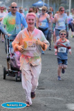 Enjoying Newry's very first Colour Run at Greenbank Industrial Estate. Photograph: Columba O'Hare - Newry Colour Run