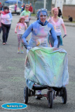 Enjoying Newry's very first Colour Run at Greenbank Industrial Estate. Photograph: Columba O'Hare - Newry Colour Run