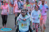 Enjoying Newry's very first Colour Run at Greenbank Industrial Estate. Photograph: Columba O'Hare - Newry Colour Run