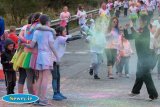 Enjoying Newry's very first Colour Run at Greenbank Industrial Estate. Photograph: Columba O'Hare - Newry Colour Run