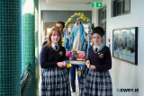 The May Procession at Our LAdy's Grammar School, Newry. Photograph: Columba O'Hare/ Newry.ie - Our Lady's Grammar School May Procession 2025