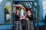 The May Procession at Our LAdy's Grammar School, Newry. Photograph: Columba O'Hare/ Newry.ie - Our Lady's Grammar School May Procession 2025