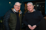Stephen McClelland, Newry and Mourne Co-Operative and Enterprise Agency with Dave Linton, Chair, Social Enterprise Co-Design Group. Photograph: Columba O'Hare/ Newry.ie  - Launch of Social Enterprise Action Plan at Centred Soul, Newry