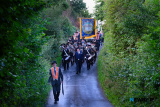 Members of the Commons Cumberland Orange Lodge and the Commons Silver Band make their way from the Commons Orange Hall to meet the other bands in the 12 July Parade on the Belfast Road in Newry. Photograph: Columba O'Hare/ Newry.ie  - 2023 - A Year in Pictures