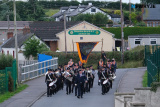 Members of the Commons Cumberland Orange Lodge and the Commons Silver Band make their way from the Commons Orange Hall to meet the other bands in the 12 July Parade on the Belfast Road in Newry. Photograph: Columba O'Hare/ Newry.ie  - Commons Cumberland 12 July 2023 Parade into Newry