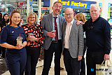 Store staff from Buttercrane wish Peter Murray well on his retirement. - Retirement of Buttercrane Centre Manager Peter Murray