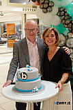Peter Murray with Catherine McGinn on his last day as Manager of Buttercrane Centre. - Retirement of Buttercrane Centre Manager Peter Murray