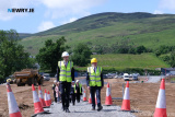 To officially mark the starting of work on the Narrow Water Bridge at Cornamucklagh, Co Louth Taoiseach Simon Harris and T&aacute;naiste Miche&aacute;l Martin visited the site today along with Stormont Minister for Infrastructure John O'Dowd and other guests. Photograph: Columba O'Hare/ Newry.ie  - Taoiseach visits Narrow Water Bridge site