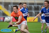 Armagh's Charlie Vernon breaks away at Round 2A of the All Ireland Football qualifiers in Portlaoise. Photograph: Columba O'Hare - Armagh v Laois June 2016