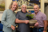 Eamonn Burke acknowledged at the In Tune With Nature Concert at Fiddlers Green Festival, Rostrevor. Photograph: Columba O'Hare/ Newry.ie - Fiddlers Green Festival 2023